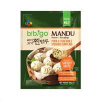 [TK] BIBIGO Jjin Mandu - Pork & Vegetables - Steamed...